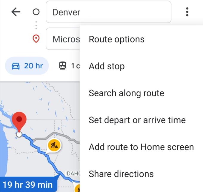 Google Maps: Sådan gemmer du en rute