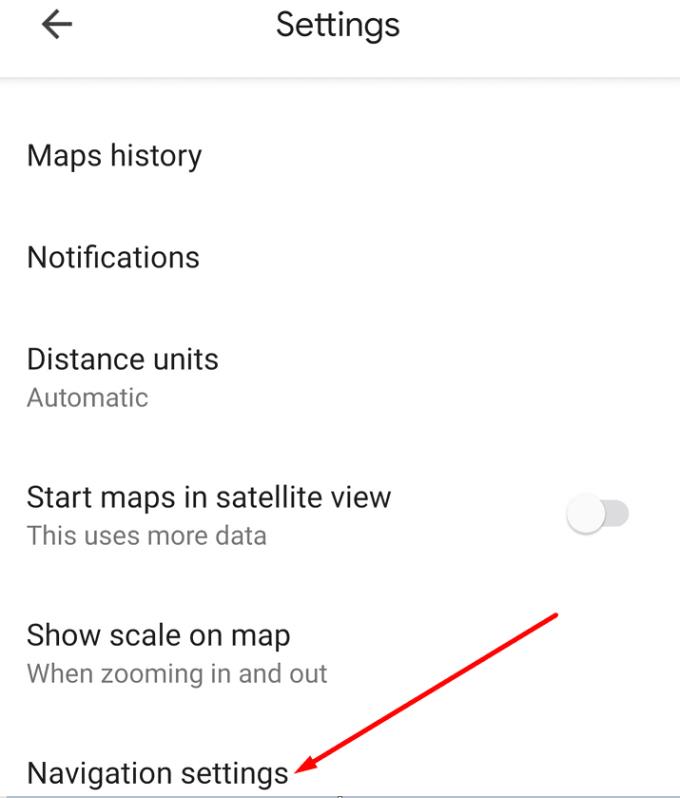 Oprava Google Maps Not Auto Rotating