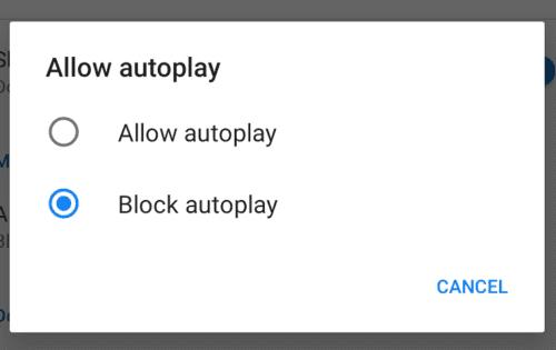 Firefox Androidhoz: Hogyan lehet letiltani az automatikus videólejátszást