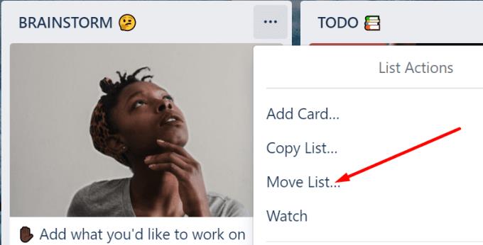 Trello: Si të zharkosh listat