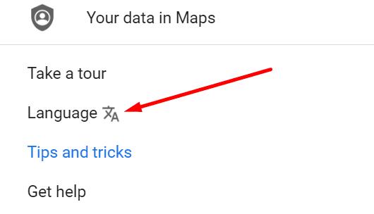 „Google“ žemėlapiai nėra anglų kalba: pakeiskite kalbą