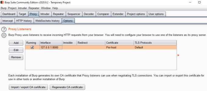 Com configurar un oient proxy a Burp Suite