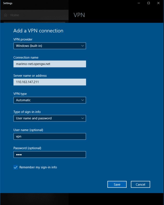 Jak nastavit připojení Windows VPN