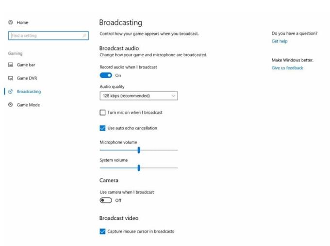 Mängude voogesitamine Microsoft Mixeri abil opsüsteemis Windows 10