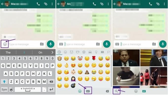 Hur man skickar animerade GIF-filer i WhatsApp