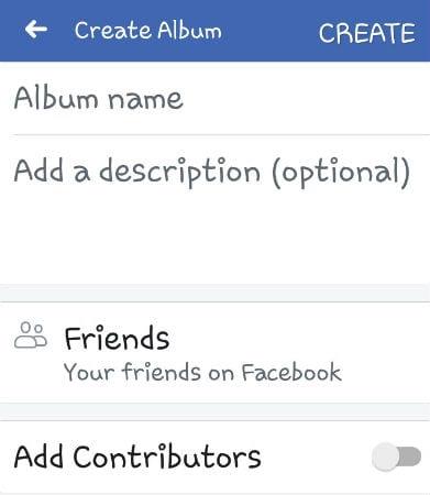 Com crear àlbums de Facebook