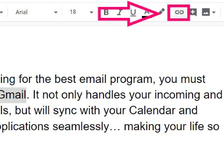 Hur man skapar en hyperlänk i Google Dokument