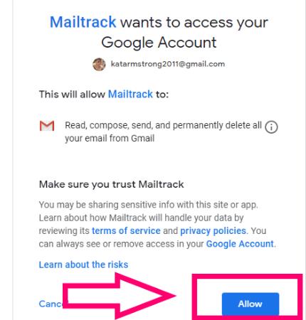 Kaip paprašyti skaitymo kvito „Gmail“.