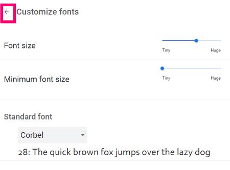 Hvordan endre skrifttypen i Google Chrome