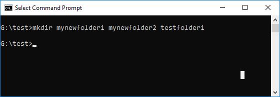 Виндовс: Креирајте фасцикле из командне линије