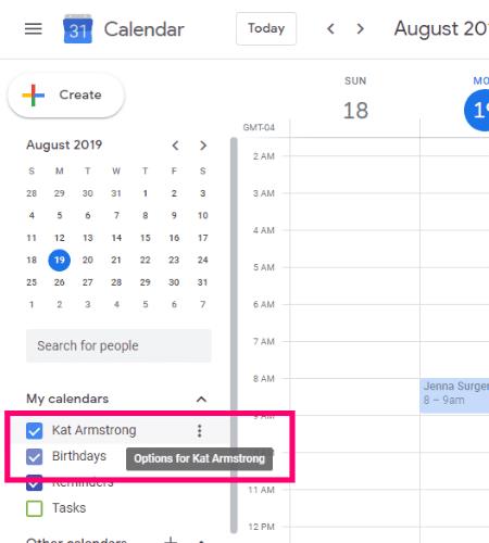 Sådan ændres standardmeddelelser i Google Kalender