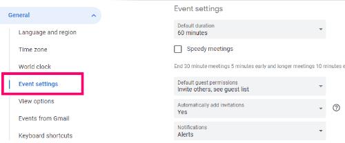 Com canviar les notificacions predeterminades a Google Calendar