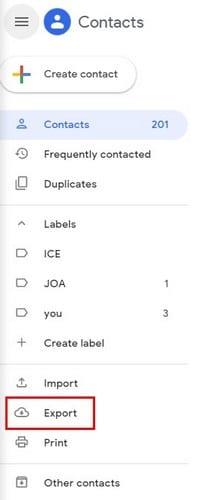 Hur man överför kontakter från ett Gmail-konto till ett annat