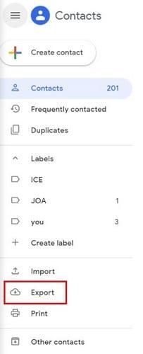 Ako preniesť kontakty z jedného účtu Gmail do druhého