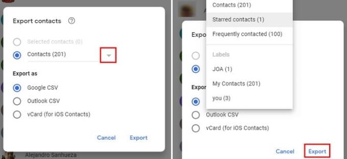 Πώς να μεταφέρετε επαφές από έναν λογαριασμό Gmail σε έναν άλλο