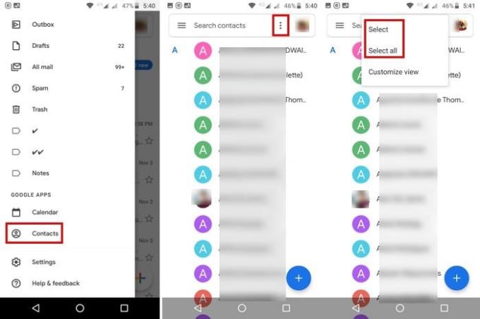 Ako preniesť kontakty z jedného účtu Gmail do druhého