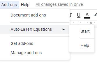 Com utilitzar equacions matemàtiques de LaTeX a Google Docs