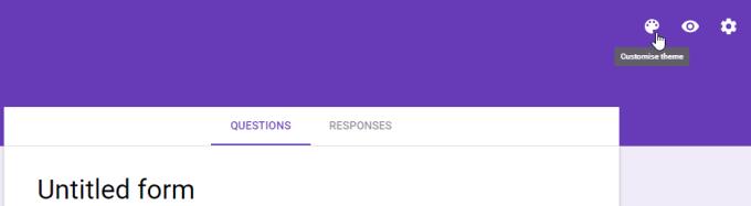 Google Formulär: Lägg till ett tema