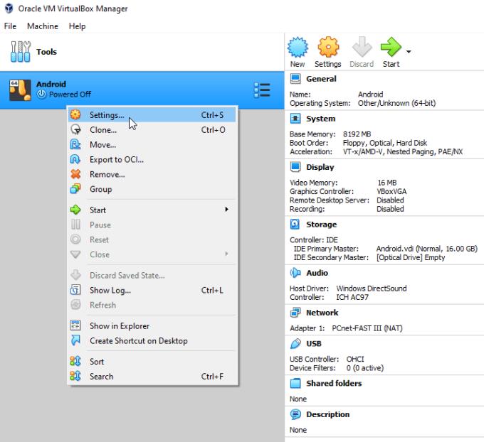 Ako nainštalovať Android na Virtualbox