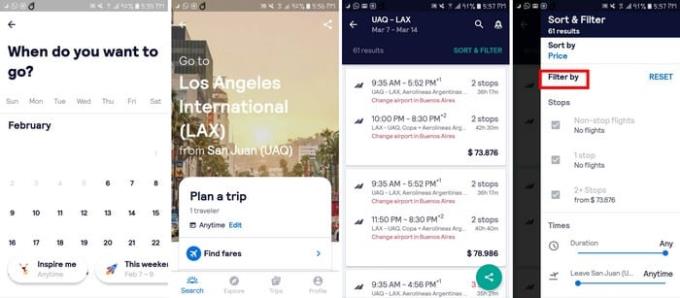 4 bezplatné aplikace pro Android k nalezení levných letů