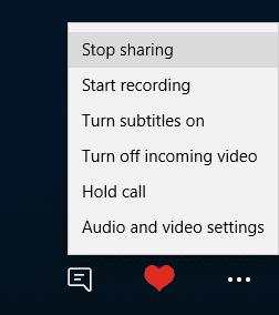 Skype: Podijelite zaslon računala