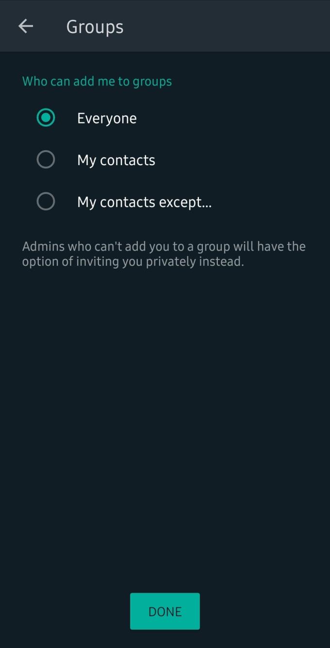 WhatsApp: заблокуйте та дозвольте людям додавати вас до групи