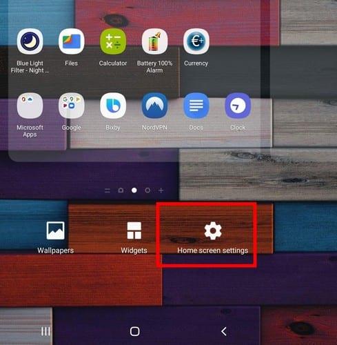 Galaxy Tab SE5: Prispôsobte si domovskú a uzamknutú obrazovku