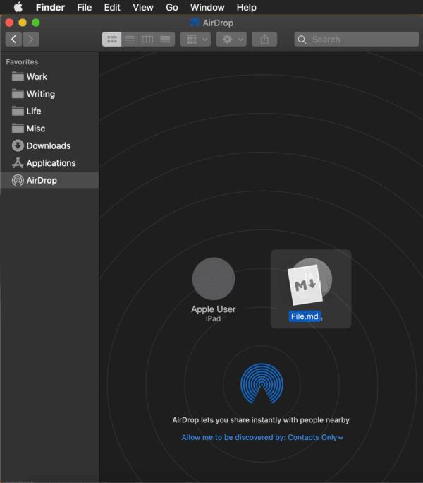 Πώς να κάνετε AirDrop από Mac σε iPhone
