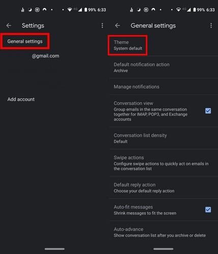 Hvernig á að virkja Dark Mode í Google Play