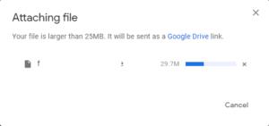 Gmail: Sådan sender du større filer
