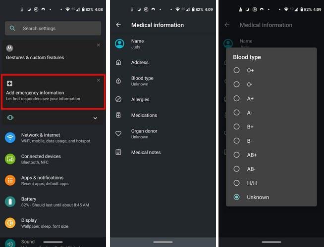 Android 10: Ako pridať núdzové informácie, ktoré uvidia tí, ktorí ako prví zareagujú