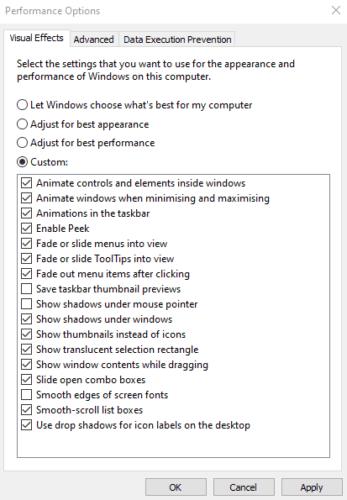 „Windows 10“: išjunkite „Smooth Edges“ šriftams