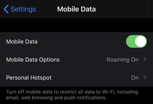 iPhone: Kako isključiti mobilne podatke