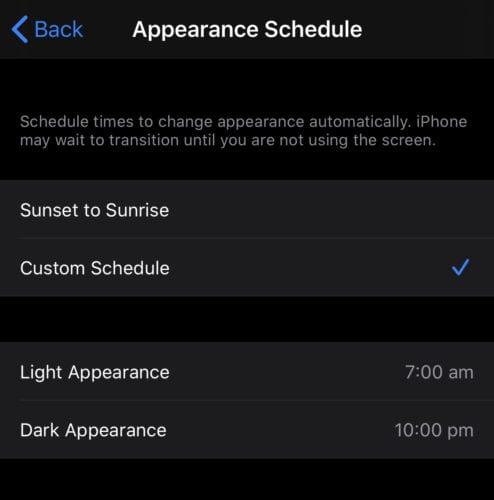 iPhone: Πώς να ενεργοποιήσετε τη σκοτεινή λειτουργία