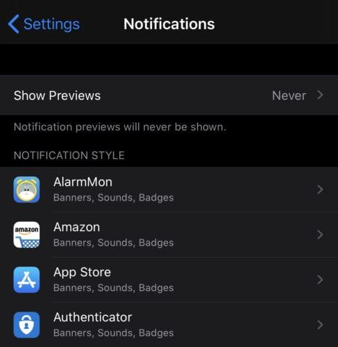 iPhone: Πώς να απενεργοποιήσετε τις προεπισκοπήσεις ειδοποιήσεων