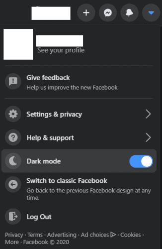 Facebook: Hur man aktiverar mörkt läge