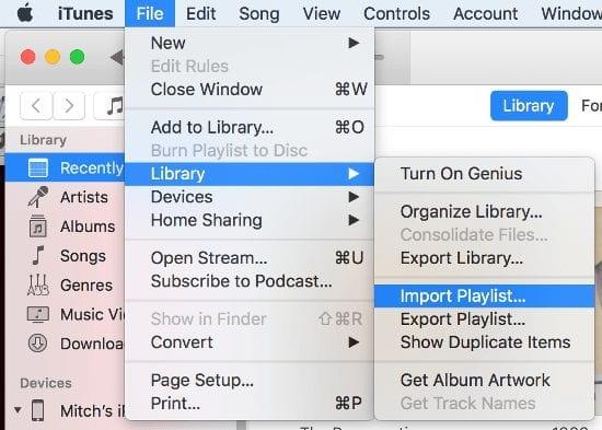 Com copiar la llista de reproducció des d'iPhone, iPad o iPod a iTunes a l'ordinador