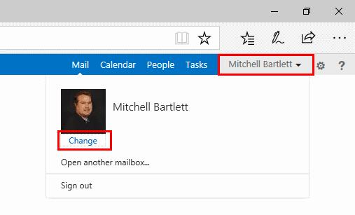 Kaip pakeisti profilio nuotrauką programoje „Outlook 2016“.