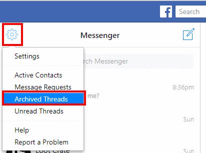 Facebook: Finndu geymd skilaboð
