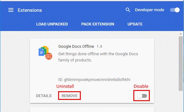 Com eliminar o desactivar extensions a Google Chrome