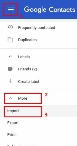 Exporta contactes des d'Outlook i importa'ls a Gmail