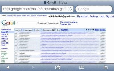 Εμφάνιση της πλήρους έκδοσης του Gmail σε iPad ή iPhone