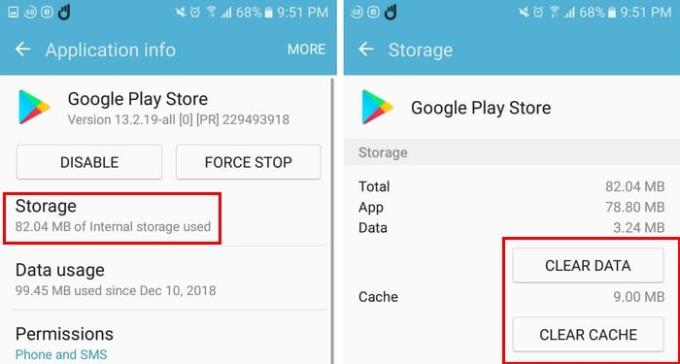 Kuinka korjata Google Play juuttunut "Latausta odottaa" -virheeseen
