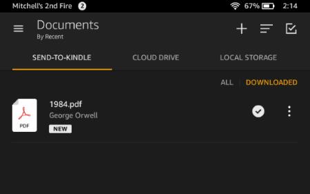 Kindle Fire: Ako prenášať a čítať súbory PDF