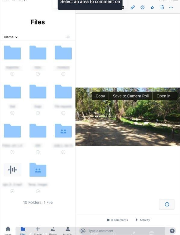Hvordan laste ned bilder fra Dropbox til iPad