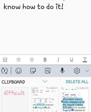Kako izrezati, kopirati i zalijepiti na Samsung Galaxy S10