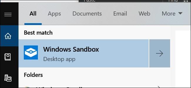 Com utilitzar Windows Sandbox
