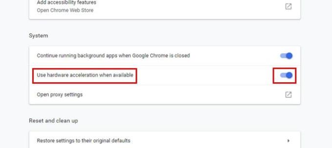 Google Chrome'i ekraani vilkumise parandamine Windowsis