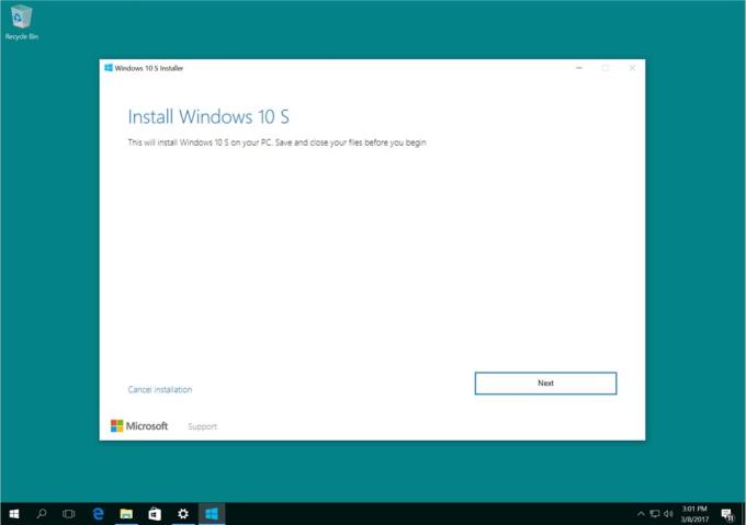Com descarregar i instal·lar Windows 10 S al vostre ordinador