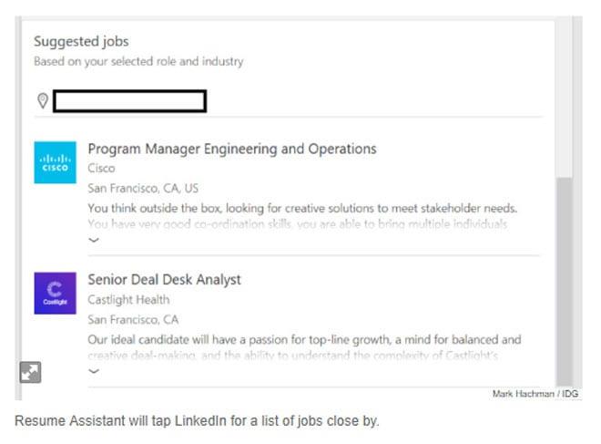 Використовуйте помічник для резюме Microsoft Word для нової роботи в LinkedIn